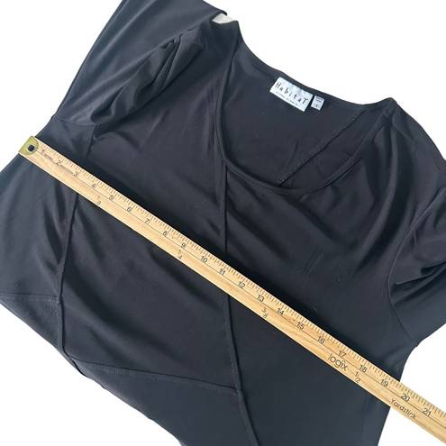 Habitat  Clothes To Live In Black Blouse Stretch Long Sleeve Top Women's Size S