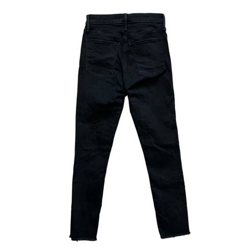 Abercrombie & Fitch The Super Skinny Ankle High Rise Jeans | Faded Black | 27