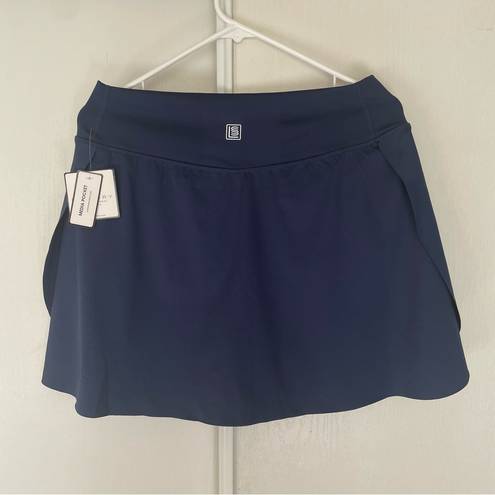 Laundry by Shelli Segal Skort L Navy Blue Built-in Pocket Women's