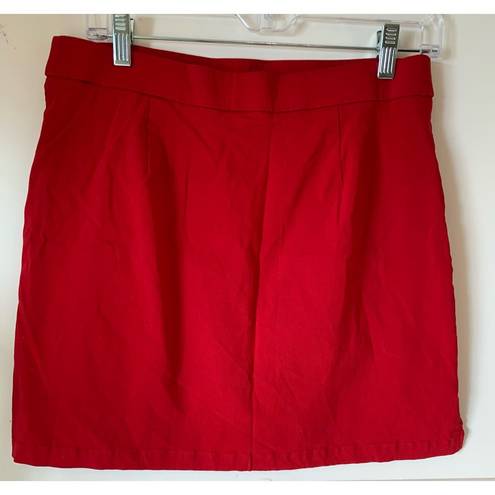 Rafaella  Comfort skort, red size small women's