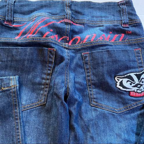 E5 College Classics  UW WI Badgers jeans #48 size 1