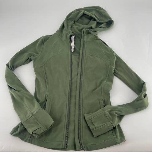 Lululemon  Green Hooded Define Jacket