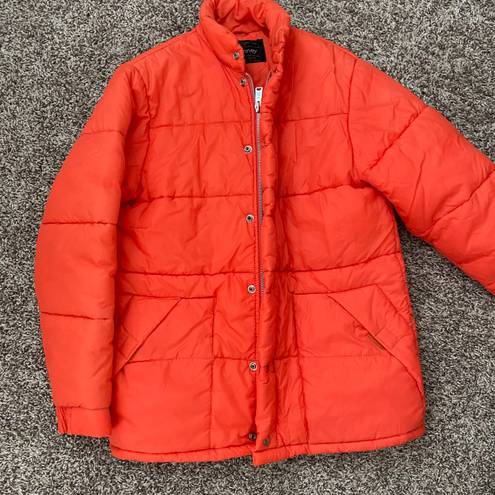 JC Penny Vintage Orange Puffer Coat