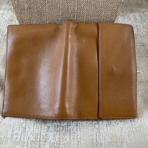 Salvatore Ferragamo  Camel Color Compact Leather Wallet