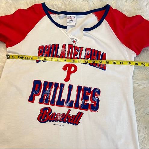 Genuine Merchandise  Philadelphia Phillies Baseball T Shirt Thin Cotton Medium