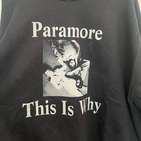 Gildan Paramore This Is Why Pullover Sweatshirt Crewneck Size 3XL Unisex Black Color