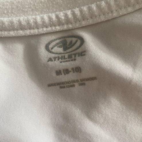 Athletic Works SZ M white v-neck t-shirt