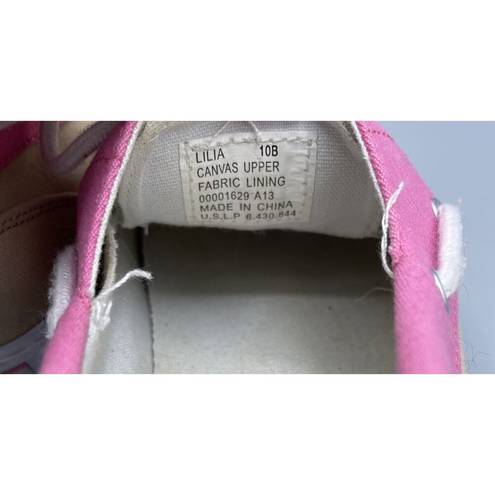 Polo  Ralph Lauren Womens Lilia Sneakers Pink Tan  10