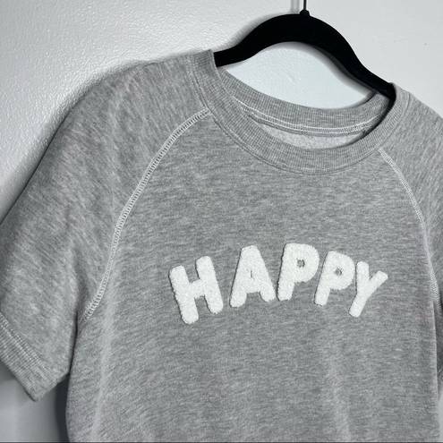 Grayson Threads  Graphic HAPPY Short Sleeve Sweatshirt Shirt Top Small