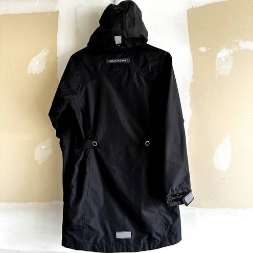 Helly Hansen  Performance Hellytech Rain Jacket Mid Length Hood Outdoor Black XS