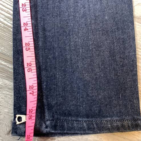 The Row  dark wash zip ankle skinny jeans sz XS