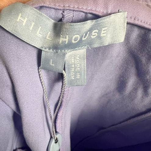 Hill House  Lavender Purple Claire Mid Rise Straight Leg Pants Size L