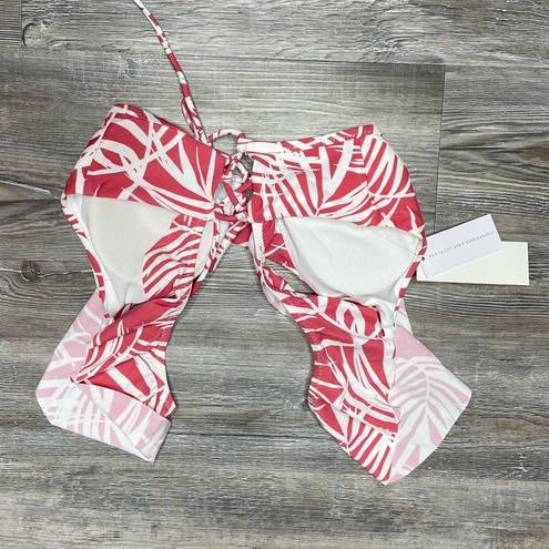 Raisin's  Santorini Palisades Flounce Bikini Top Sz M