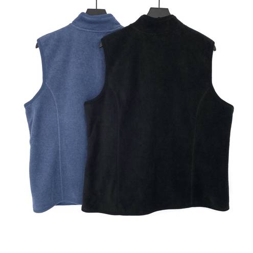 Karen Scott  Bundle, Fleece Vests Black Navy Blue XL