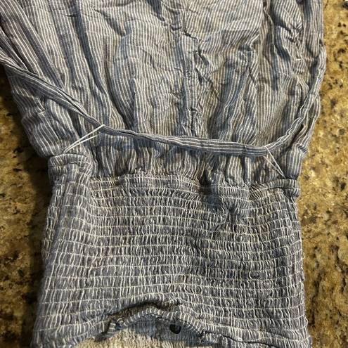 Abercrombie & Fitch  romper SP Small Petite Outfit Smocked Summer Striped