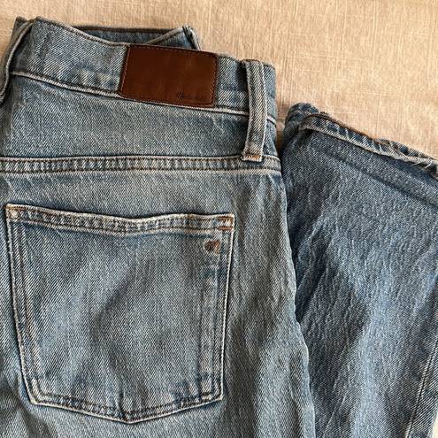 Madewell relaxed straight in Springtide wash