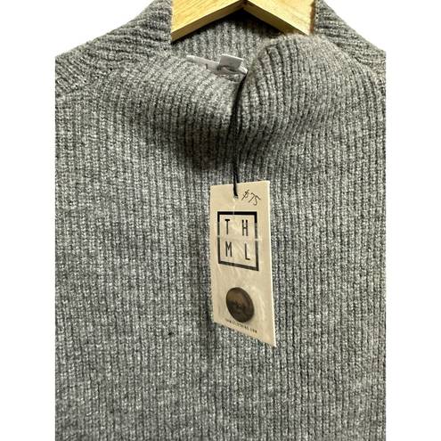 THML  Women's grey knit sweater vest size Small NEW