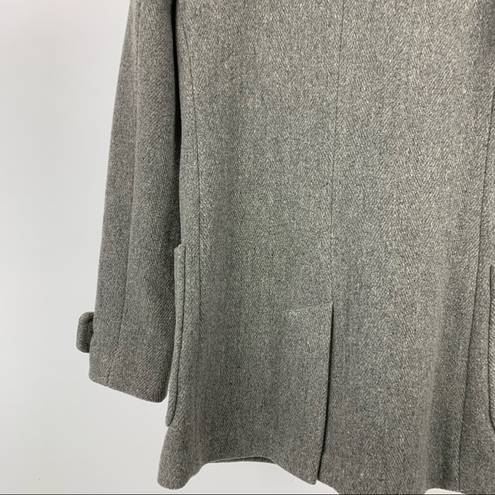 Banana Republic  Gray Wool Toggle Peacoat XS