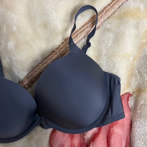 PINK - Victoria's Secret Victoria secret 36C dark grey satin push up adjustable bra