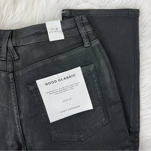 Good American  Coated Good Classic Jeans