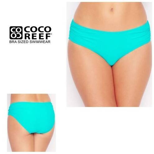 Coco reef New.  aqua mid rise bikini bottom. XL