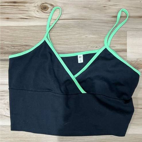 BP . Black and Green Cropped Top Women’s 1X