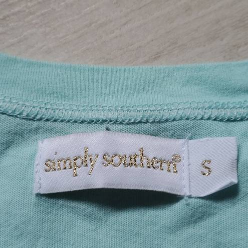 Simply Southern  Bless Your Heart USA Pineapple High/Low Tank Top