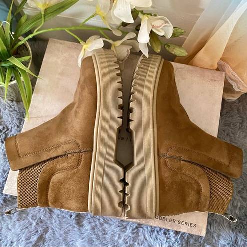 Qupid Tan Faux Suede Boots