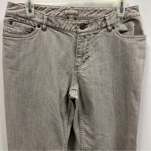 J.Jill  Straight Slim Leg Stretch Mid Rise Gray Jeans Women’s Size 6P