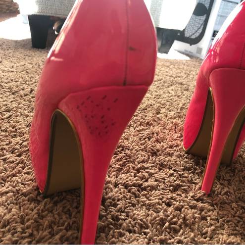 Liliana Barbie pink platform heels