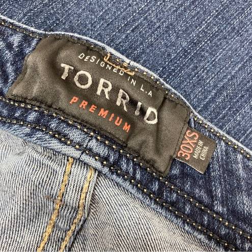 Torrid  | Barely Boot Medium Wash Faded Jeans 30 X-SHORT