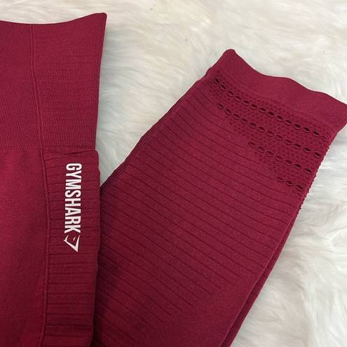 Gymshark Seamless Energy High Waisted Leggings Beet Size Large