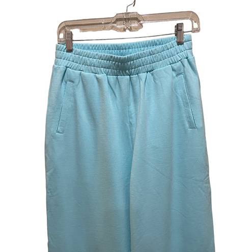 Krass&co Abela Story +  Wide Leg Sweatpants Aqua Blue Size Medium