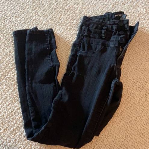 Refuge High waisted black jeans