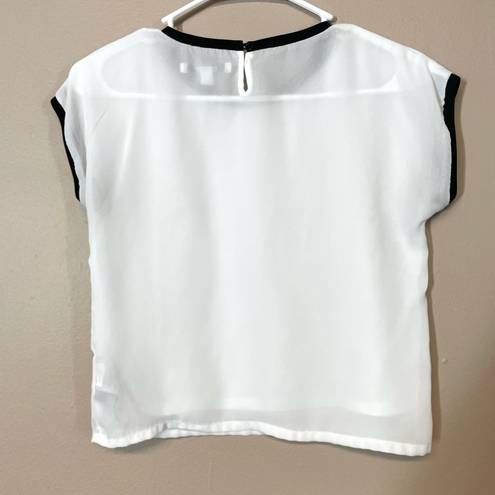 DKNY Sheer Crop Top