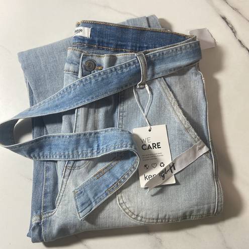 Kensie NWT |  Jeans 3365 High Rise Belted Porkchop Jeans Size 8