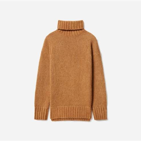 Everlane  The Cloud Oversized Turtleneck in Heathered Chai Medium New Sweater