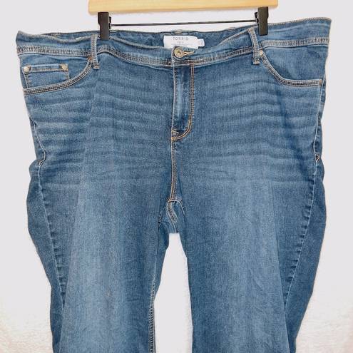 Torrid  Medium Wash Premium Stretch Denim High Rise Luxe Slim Boot Jeans size 24