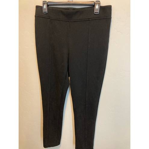 Andrew Marc  Suede Black Leggings