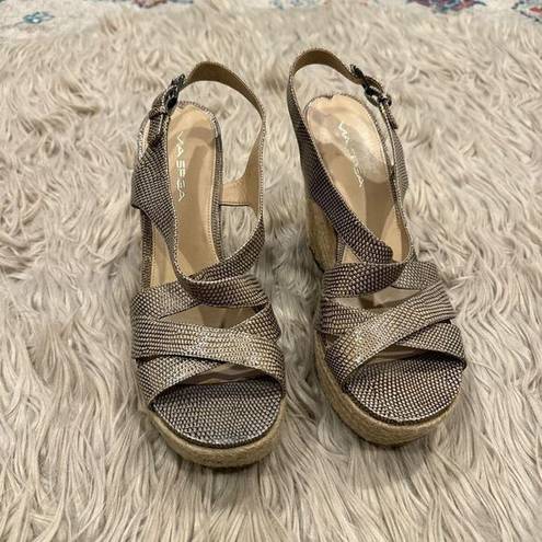 Via Spiga  espadrille wedges size 10