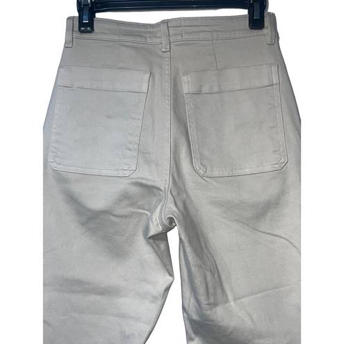 Everlane  The Straight Leg Crop Jeans in Sandstone 18 New Womens Denim Pants