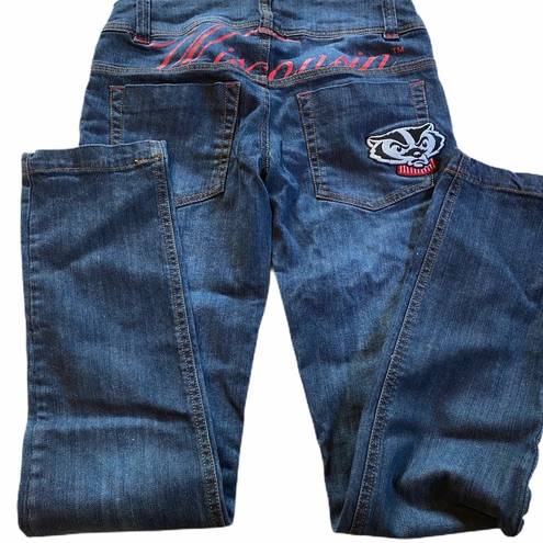 E5 College Classics  UW WI Badgers jeans #48 size 1