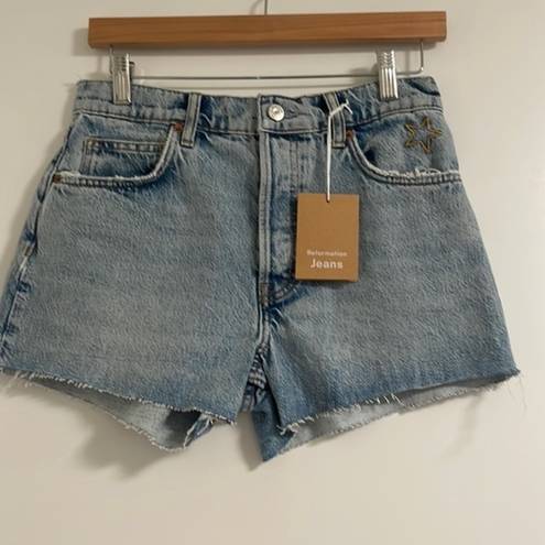 Reformation  Charlie Denim Shorts