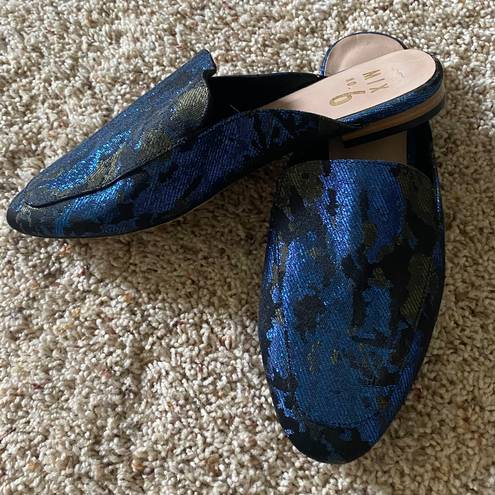 mix no. 6 Sparkly Patterned Mules