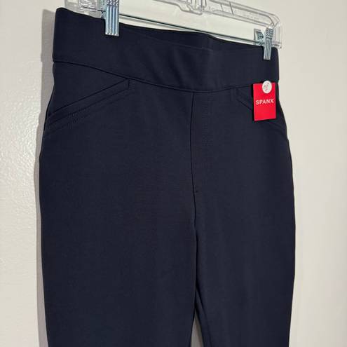 Spanx The Perfect Pant Ankle Backseam Skinny Classic Navy NWT Size Large Petite