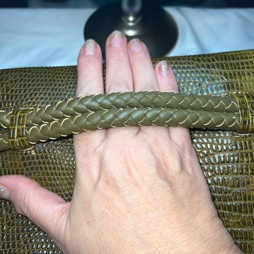 Danielle Nicole  Vegan Alligator Hand Strap Clutch