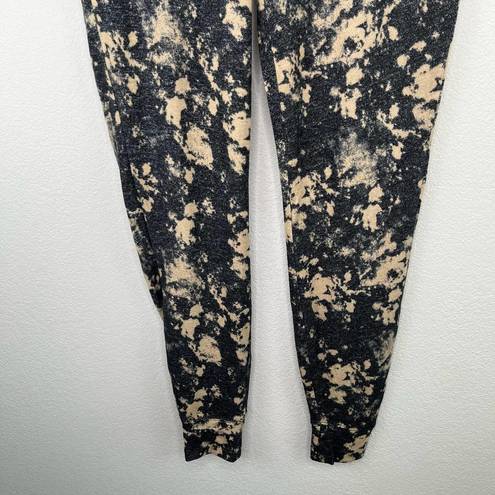 Nordstrom Black Tan Tie Dye Joggers Drawstring Waist Pockets Size Small 29 Waist NWT