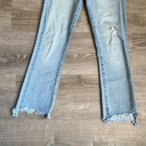 MOTHER The Insider Crop Step Chew Jeans Size 27