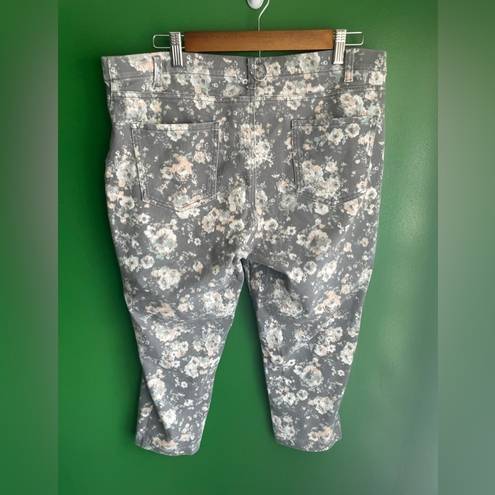 Faded Glory Floral Jeggings Size XXL EUC!