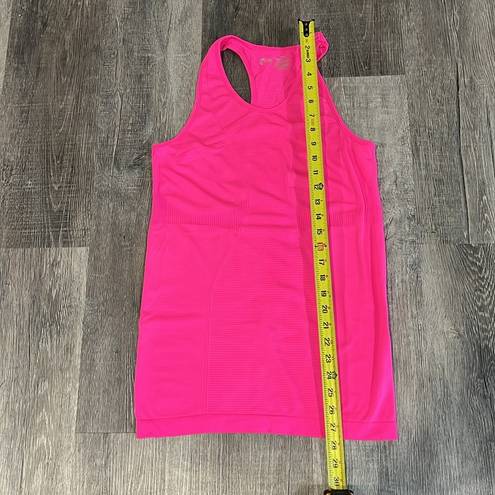 Zyia  hot pink workout top nylon blend activewear details throughout spring - M